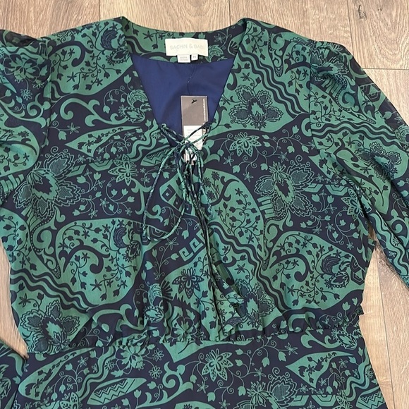 Sachin & Babi Samarah Landscape Aztec Floral Dress - Picture 7 of 10